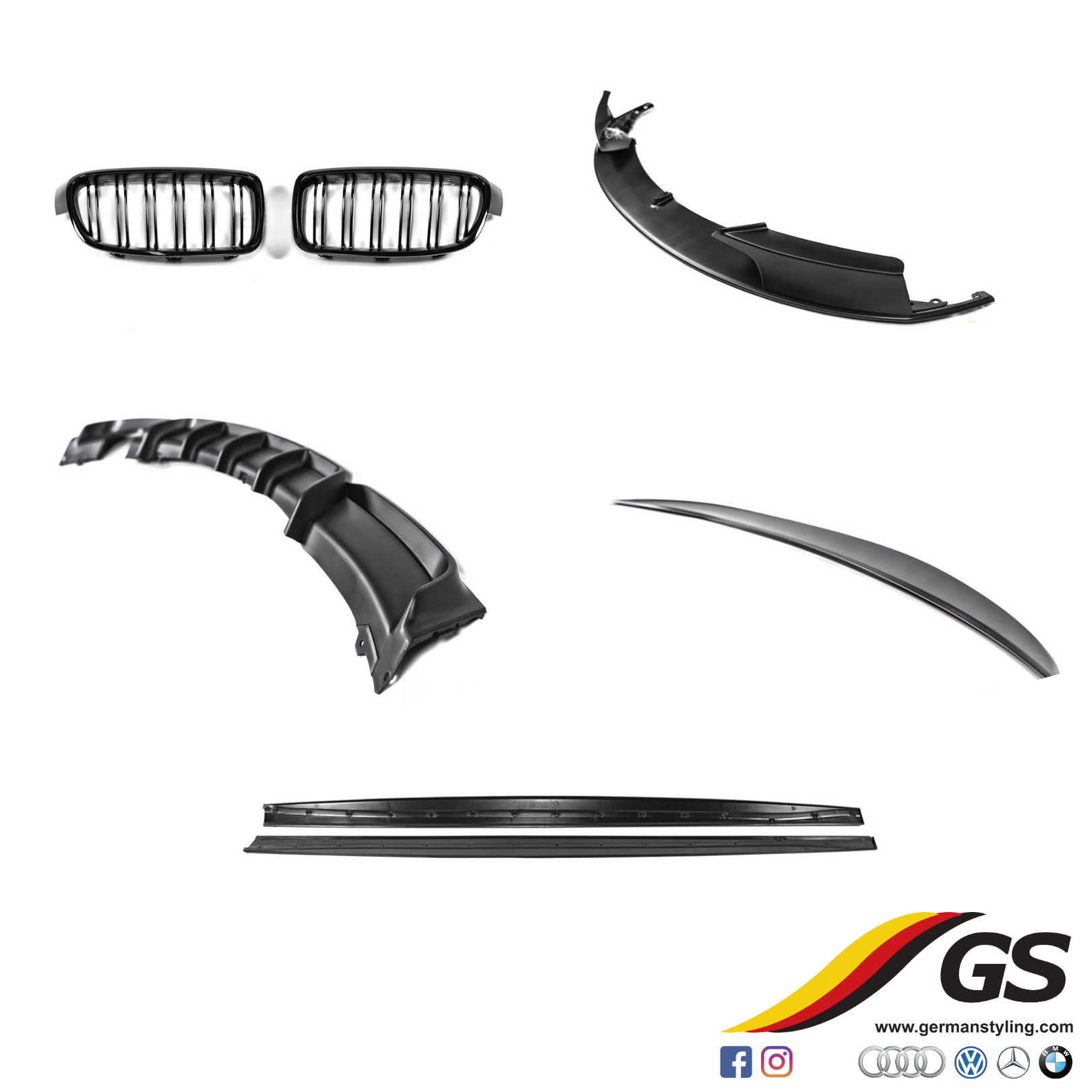 Frontspoiler Sport-Performance for BMW 3 F30 F31 M-Package – MdS Tuning