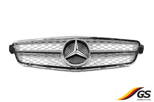 Mercedes C-Class (w204) Grille in Chrome