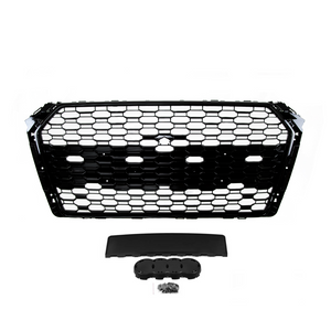 A4  (2017-2019) Honeycomb Grille - Gloss Black