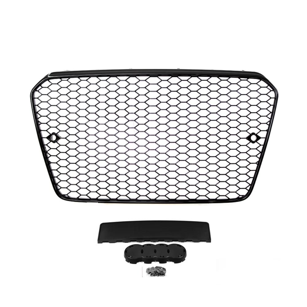 A5 (2013-2016) Honeycomb Grille - Gloss Black